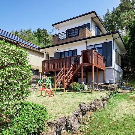 Aoki 富士河口湖眺望 Bbq送迎ok 貸切大型別荘 Exterior foto